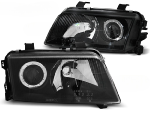 Paire de feux phares Audi A4 B5 de 1994 a 1998 design noir