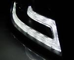 Paire de feux phares Audi A4 B8 de 2008 a 2011 DRL led noir