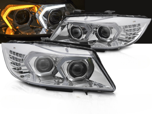 Paire de phares avant BMW E90/E91 LCI de 2009 a 2011 LED Xenon Chrome