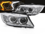 Paire de phares avant BMW E90/E91 LCI de 2009 a 2011 LED Xenon Chrome