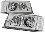 Paire de feux phares Mercedes 190 W201 82-93 Design chrome