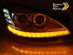 Paire de feux phares Mercedes Classe S W221 05-09 xenon Daylight led chrome