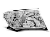 Paire de feux phares Toyota Land Cruiser FJ200 07-12 chrome led