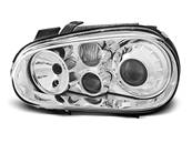 Paire de feux phares VW Golf 4 de 1997 a 2003 Look R32 chrome