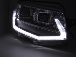 Paire de feux phares VW T6 de 2015 a 2019 Full Led LTI DRL Dyn Noir
