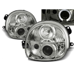 Paire de feux phares Renault Twingo 93-98 angel eyes chrome
