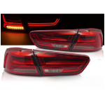Paire de feux arriere Mitsubishi Lancer 8 08-16 FULL LED DYN rouge