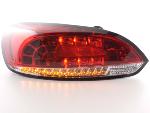 Paire de feux arrière VW Volkswagen Scirocco 2008-2014 Rouge Chrome Led