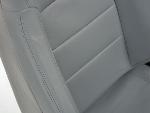 Paire de siege baquet Stuttgart Simili cuir Gris Inclinable rabattable