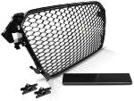 Calandre pour Audi A4 B8 de 11/2011 a 2015 look Sport Noir brillant