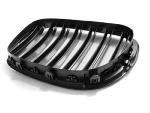 Grilles calandre BMW Serie 7 F01 09-15 Double barre noir glossy