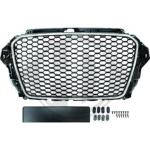 Grille de Calandre ABS Audi A3 8V 2012 a 2016 Noir Chrome Singleframe