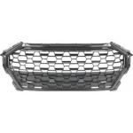 Grille Calandre avant en ABS Audi Q3 F3 2018 a 2022 Look Sport Noir Brillant