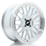 Jante JR Wheels JR23 17x8 ET35- 4X100 - Hyper Silver w/ Machined Lip