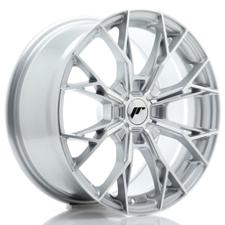 Jante JR Wheels JR49 17x8 ET20-40 - 4 trous sur mesures - Silver machined face