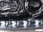Paire de feux phares Daylight led DRL Seat Ibiza 3 6L 02-08 chrome