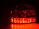 Paire de feux arrière Audi A3 8P 03-05 Led Rouge Chrome