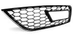 Grilles de pare choc pour Audi A4 B8 11-15 noir look Sport