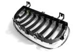 Paire grilles de calandre BMW serie 1 E87/E81 04-07 chrome