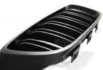 Paire grilles calandre BMW F32 F33 F36 13-20 look M4 noir mat