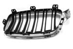 Grilles Calandre BMW serie 3 F30/F31 de 10/2011 a 2018 Chrome noir