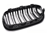 Grille calandre BMW serie 1 F20 F21 LCI de 2015 a 2018 noir brillant Double Barres