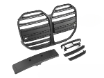 Grille de calandre avant BMW Serie 4 G26 Gran Coupe de 2021 a 2025 Noir matt