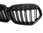 Grille de calandre avant BMW X1 F48 LCI de 2020 a 2022 noir brillant