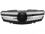 Grille calandre Mercedes SL R230 de 2001 a 2006 Noir Chrome