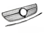 Grille calandre Mercedes Classe V W447 de 2014 a 2019 Noir Brillant Chrome