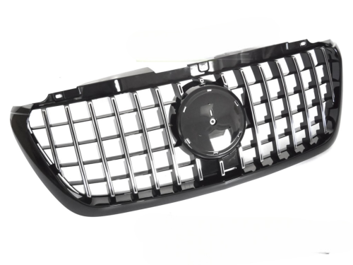 Grille calandre Mercedes Sprinter W907 de 2018 a 2022 Chrome Noir Brillant