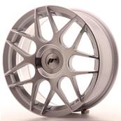 Jante JAPAN RACING JR18 17" x 7" Multi Perçage ET 20-40 Machined Face Silver