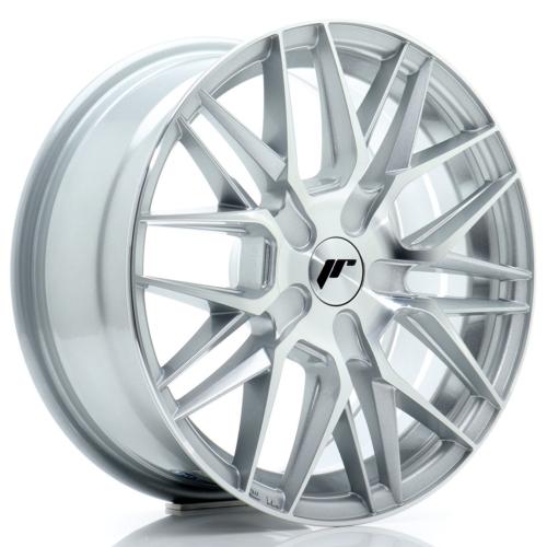 Jante JR Wheels JR28 16x7 ET20-40 - Trous sur mesures - Silver Machined face