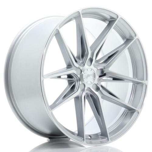 Jante JR Wheels JR44 21x10,5 ET15-40 - 5 trous sur mesure - Silver machined face