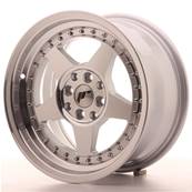Jante JAPAN RACING JR6 16" x 8" 4x100 4x108 ET 25 Silver Machined Face