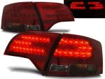 Paire de feux arriere Audi A4 B7 de 11/2004 a 03/2008 break LED rouge fume