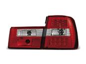 Paire de feux arriere BMW serie 5 E34 Berline 88-95 LED rouge blanc