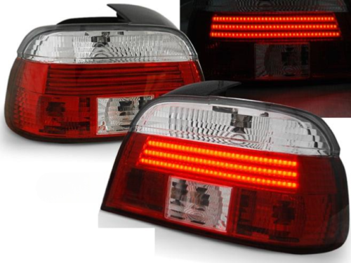 Paire de feux arriere BMW serie 5 E39 berline de 09/1995 a 08/2000 LED rouge et blanc