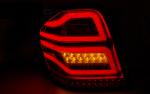 Paire de feux arriere Mercedes ML W164 de 2005 a 2008 FULL LED Rouge Fume