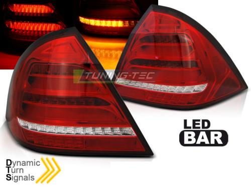 Paire de feux arriere Mercedes classe C W203 04-07 FULL LED rouge blanc