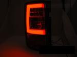 Paire de feux arriere VW Caddy 03-14 rouge noir LED BAR
