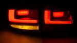 Paire de feux arriere VW Tiguan 07-11 LED BAR rouge fume