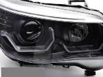 Paire de feux phares BMW serie 5 E60 /E61 03-07 Angel eyes led 3D Noir