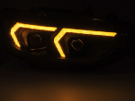 Paire de feux phares BMW serie 4 F32 / F33 de 2013 a 2017 Xenon LED DRL Noir