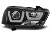 Paire de feux phares Dodge Charger LX 2 11-15 led U-type noir