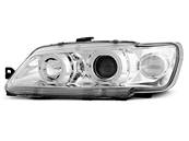 Paire de feux phares Peugeot 306 93-97 angel eyes chrome