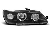 Paire de feux phares Peugeot 306 93-97 angel eyes noir