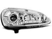 Paire de feux phares VW Golf 5 03-08 Daylight led chrome