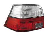 Paire de feux arriere VW Golf 4 97-03 rouge blanc