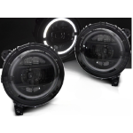 Paire de feux phares Jeep Wrangler 18-23 Full LED DRL